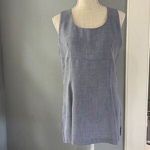 Vintage Secrets Angels polyester top with slits on sides and zipper in the back